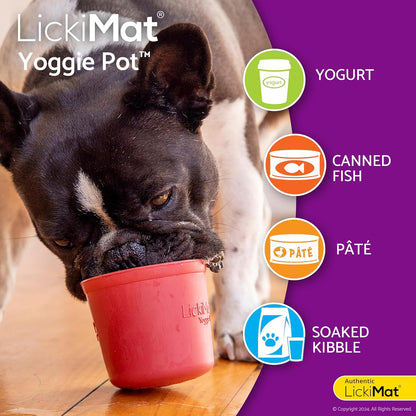 LICKIMAT YOGGIE POT™ ORANGE