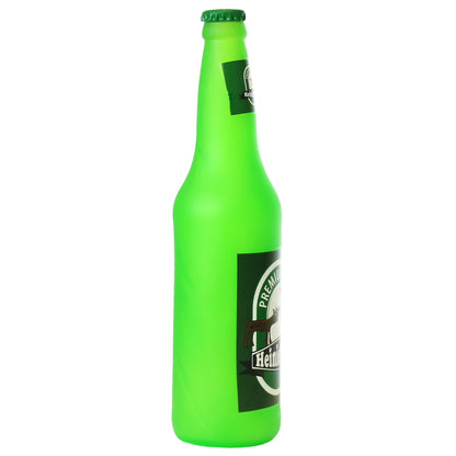SILLY SQUEAKER BEER BOTTLE HEINIE SNIFFER DOG TOY