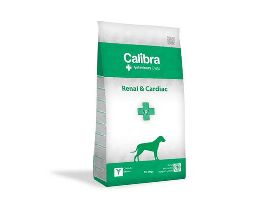 Calibra dog renal and cardiac diet food veterinary formula for dogs with kidney and heart support