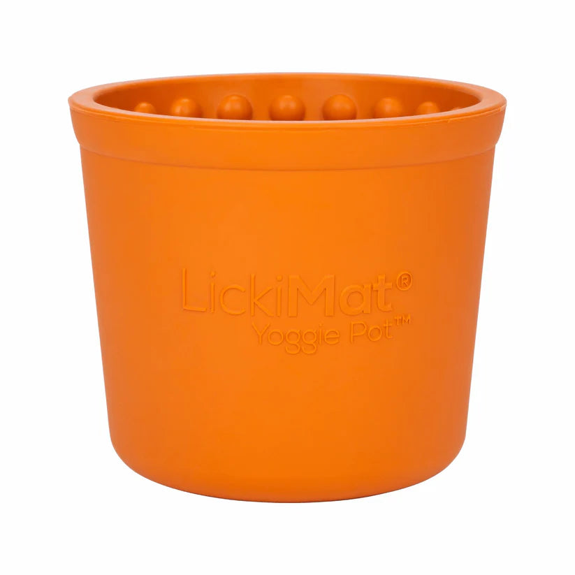 LICKIMAT YOGGIE POT™ ORANGE