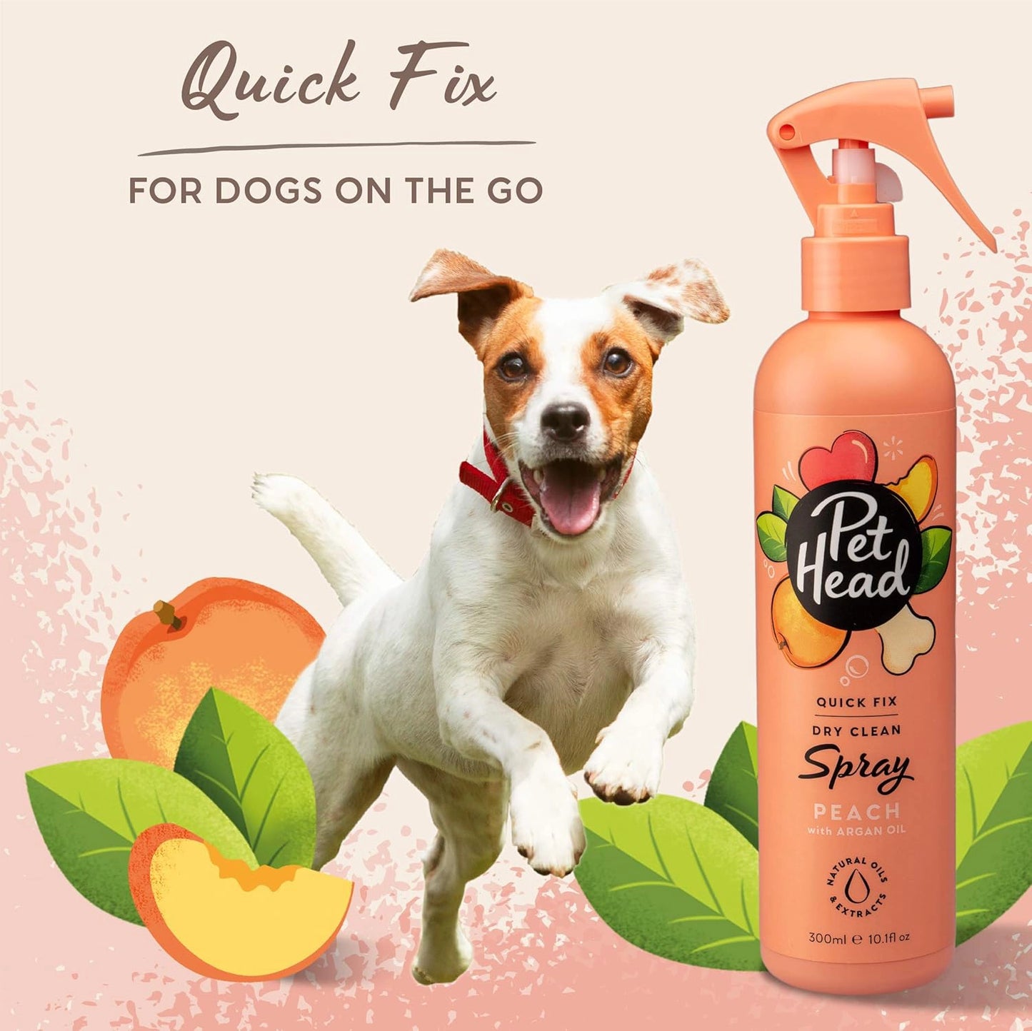 PET HEAD QUICK FIX SPRAY - DRY SHAMPOO FOR DOGS 300ml