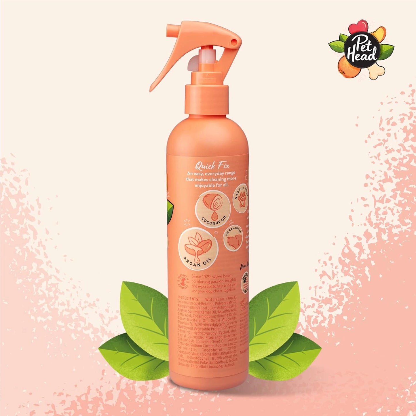 PET HEAD QUICK FIX SPRAY - DRY SHAMPOO FOR DOGS 300ml