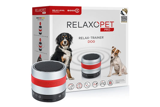RelaxoPet anxiety relief Training device for dogs with sound therapy for calming and relaxation